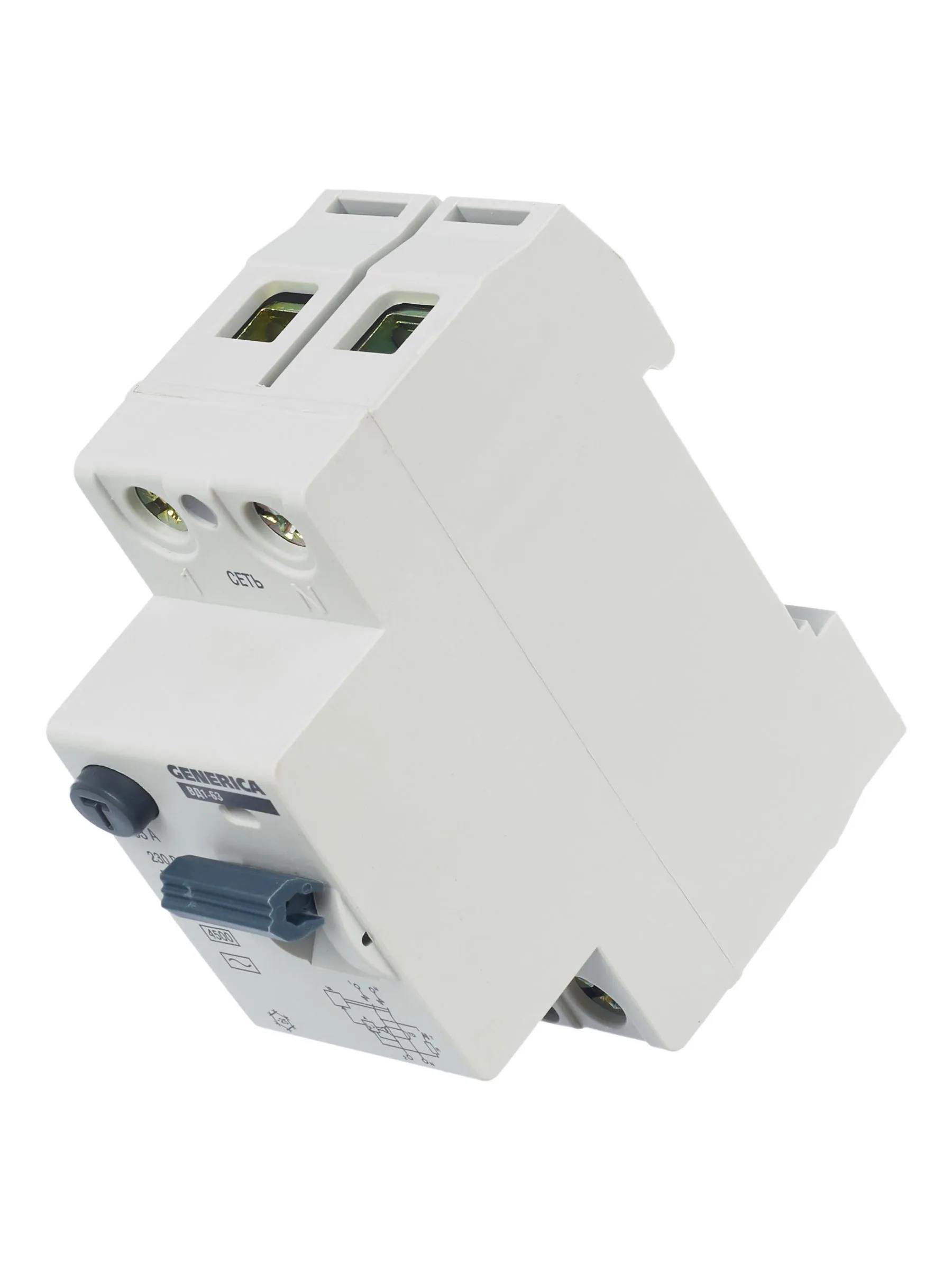 Выключатель дифференциальный (УЗО) ВД1-63 2Р 63А 30мА GENERICA - Фото 3