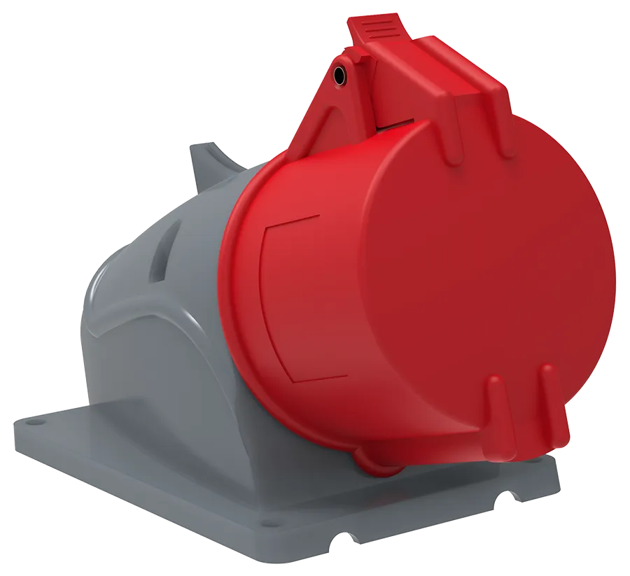 MAGNUM Розетка стационарная ССИ-125 32А-6ч/200/346-240/415В 3P+PE+N IP44 IEK