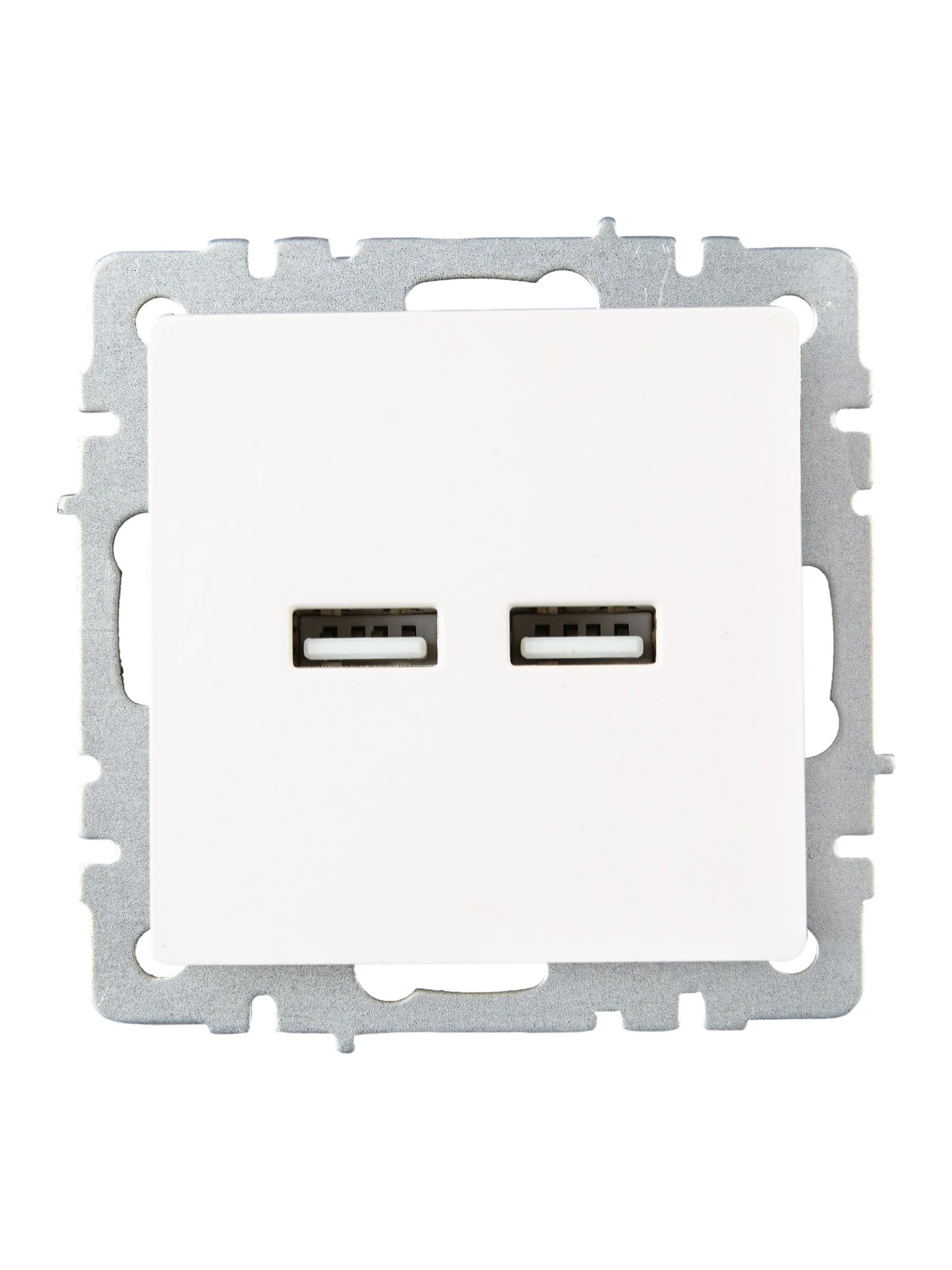 BRITE Розетка USB A+A 5В 3,1А РЮ10-1-БрЖ жемчуг IEK - Фото 2