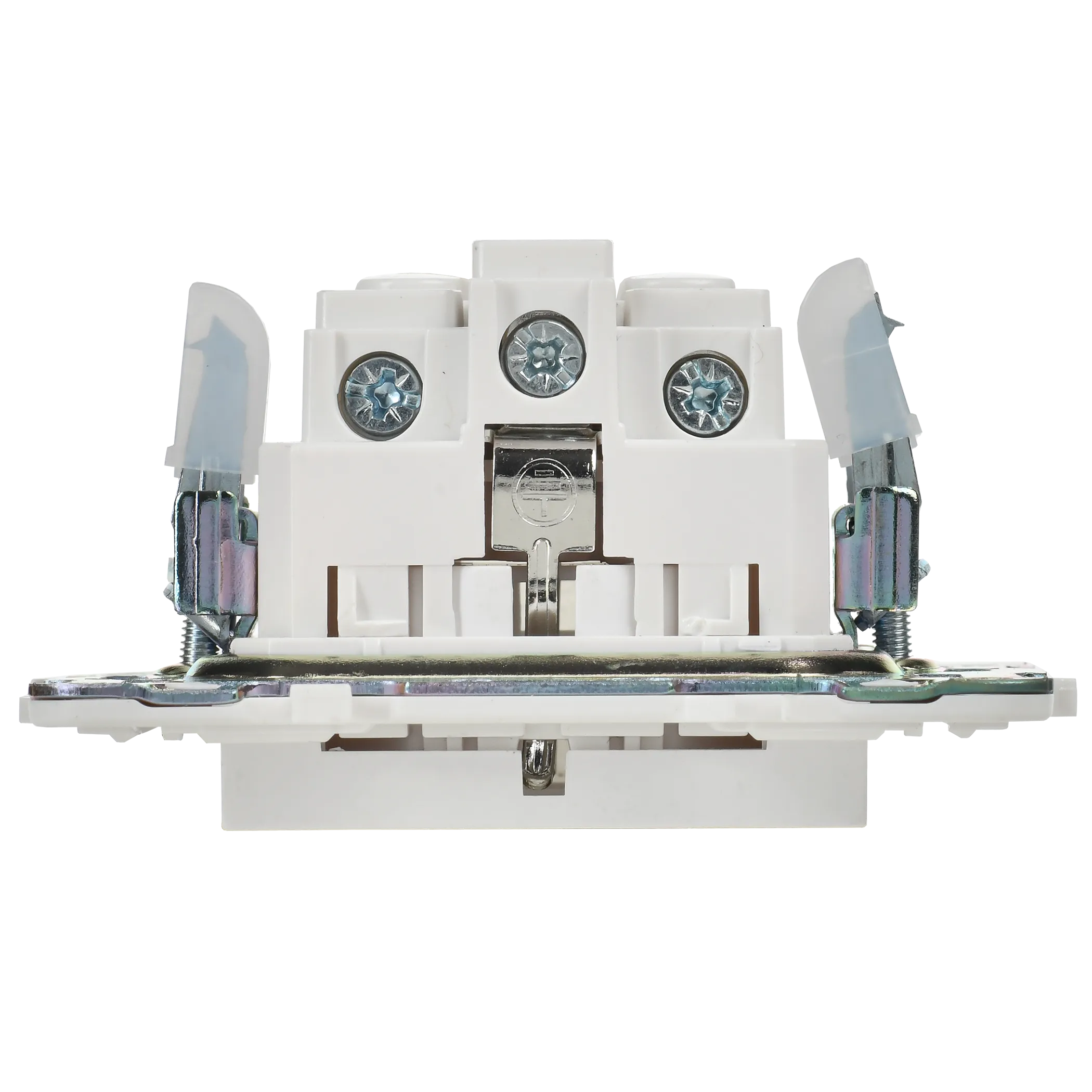 SKANDY Розетка с заземлением без защитных шторок 16А SK-R05W арктический белый IEK - Фото 3