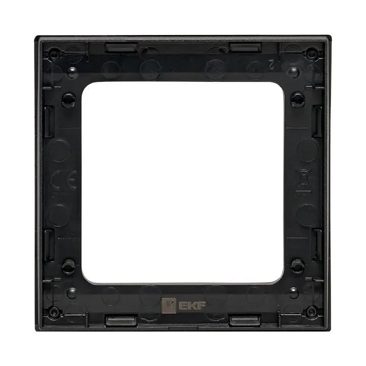 Стокгольм Рамка 1-местная черная EKF - Фото 3