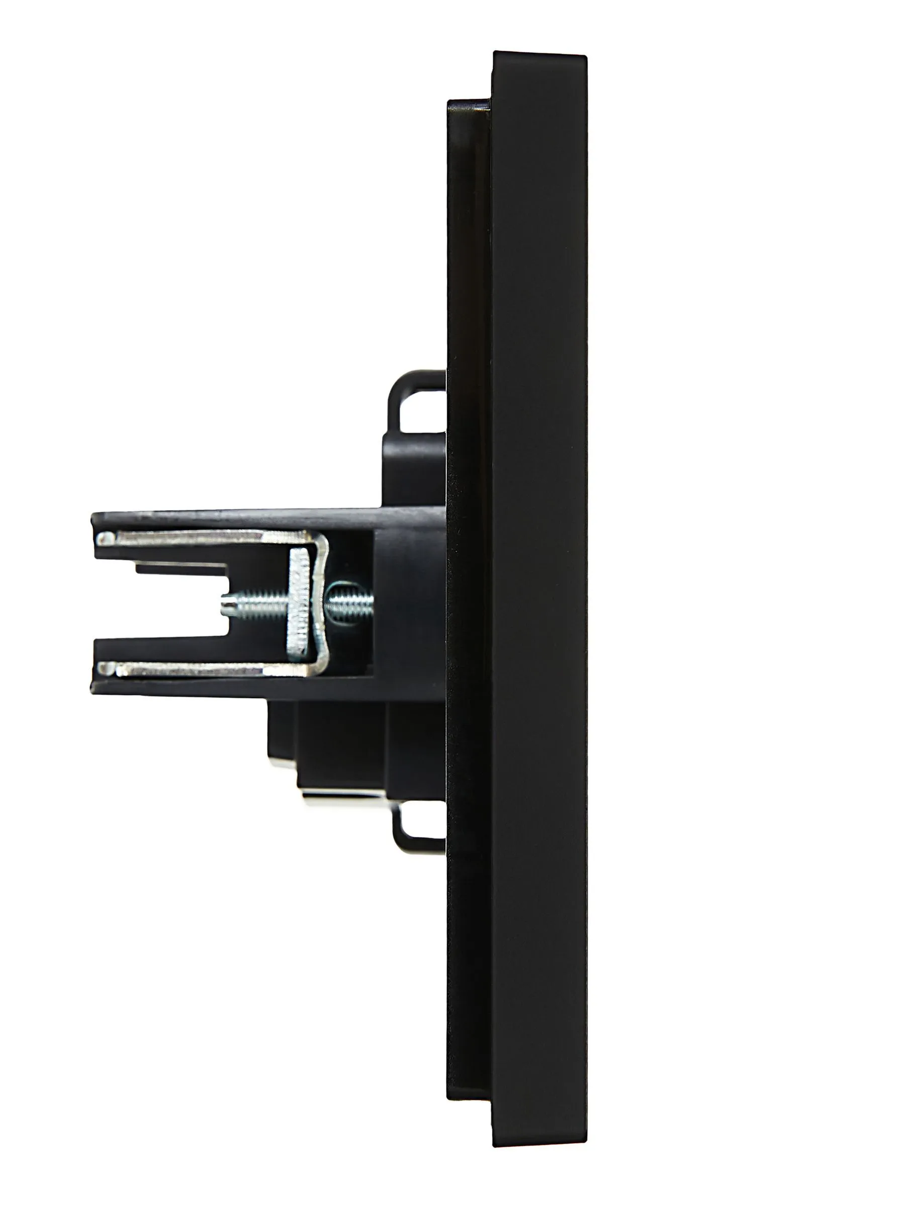 FORTE&PIANO Розетка 1-местная без заземления без защитных шторок винтовое крепление 10А FP118 черный IEK - Фото 5