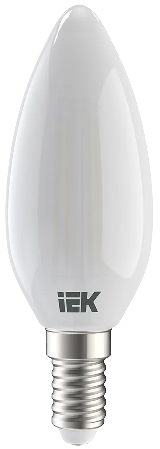 Лампа светодиодная C35 свеча матовая 7Вт 230В 4000К E14 серия 360° IEK