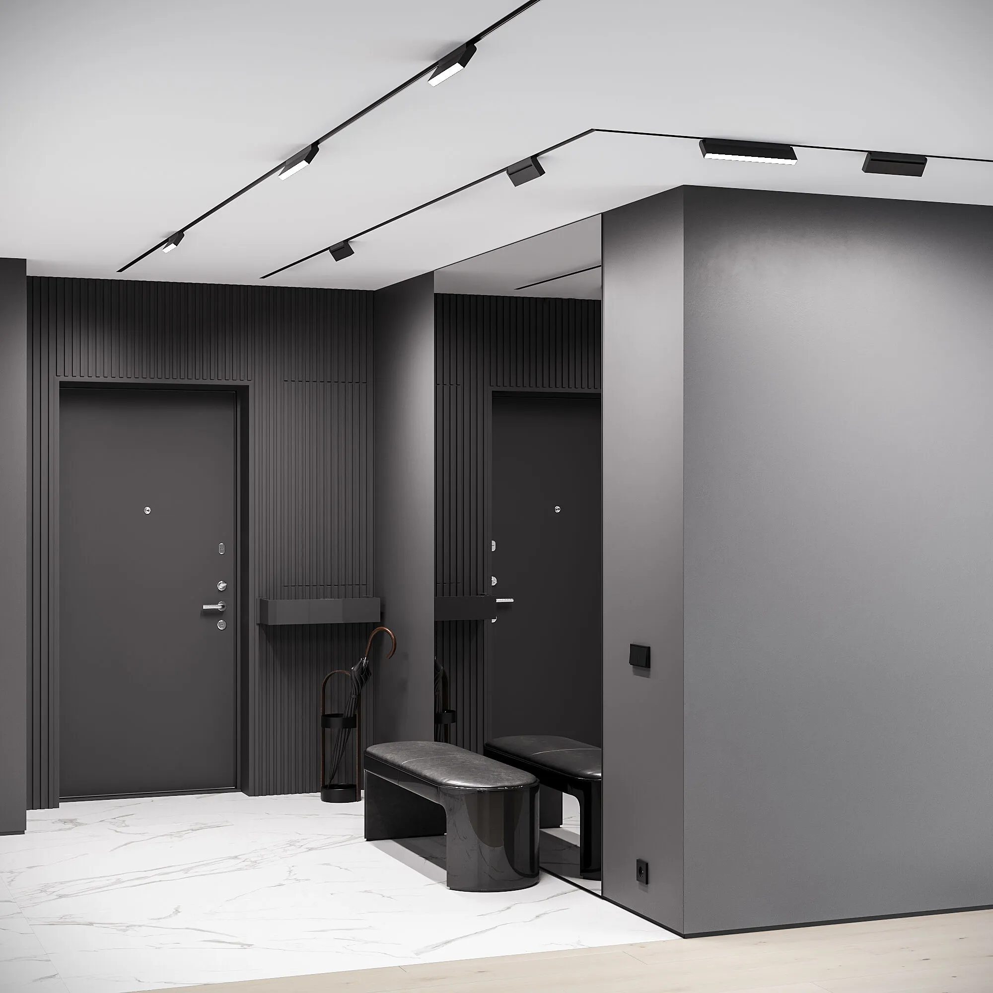 Slim Magnetic Умный трековый светильник 18W 2700-6500K Dim Kos (чёрный) 85083/01 Elektrostandard - Фото 2