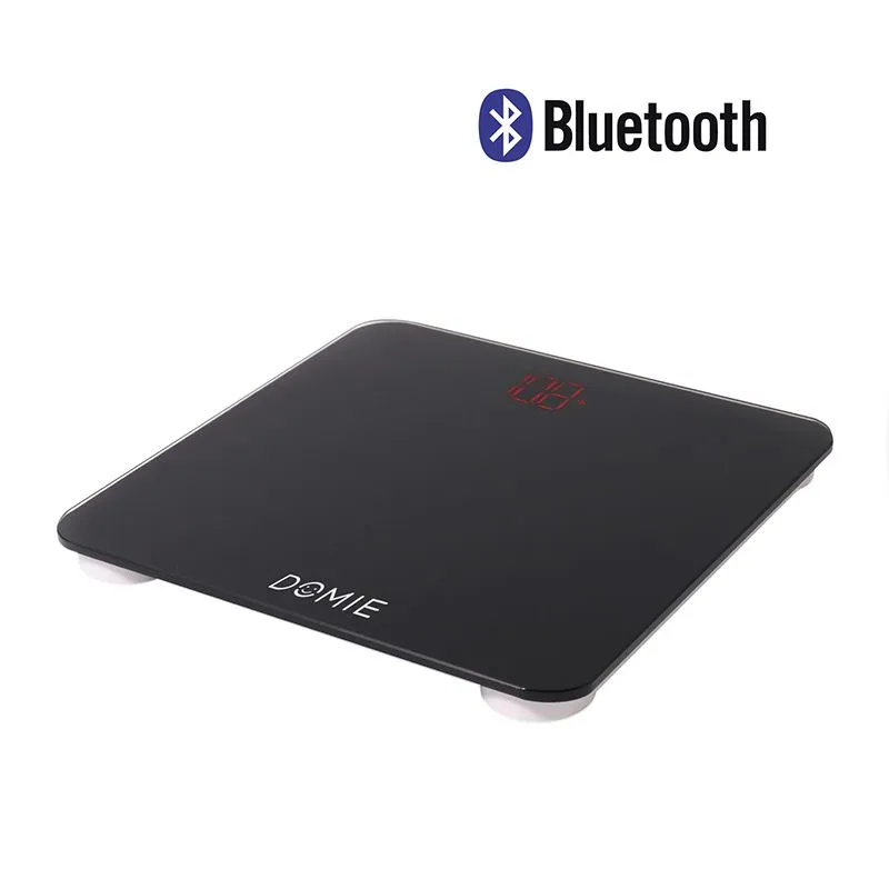 Весы электронные DOMIE с функцией Bluetooth подключения, до 180 кг, с цифровым  дисплеем - Фото 2