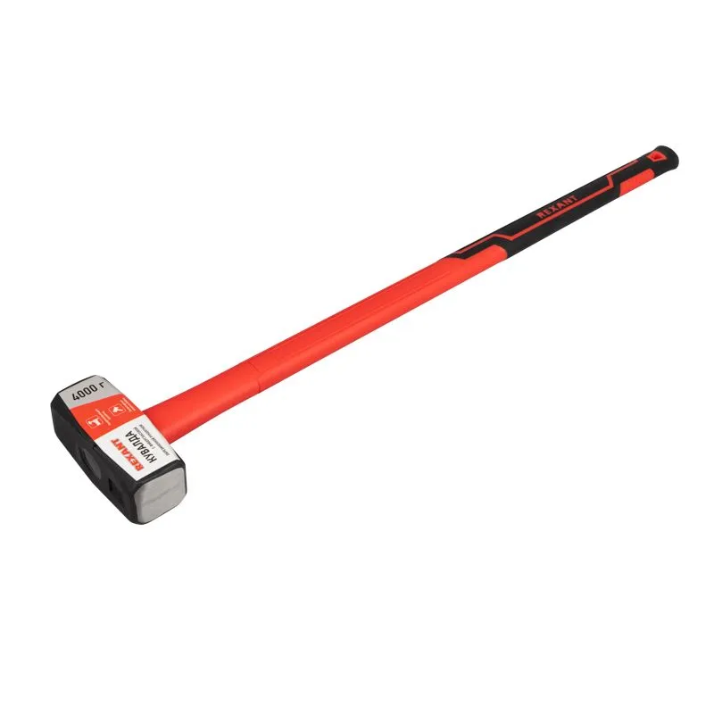 Кувалда с фибергласовой обрезиненной рукояткой 4000г REXANT - Фото 2