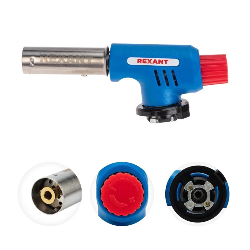 Газовая горелка-насадка GT-19 с пьезоподжигом REXANT - Фото 2