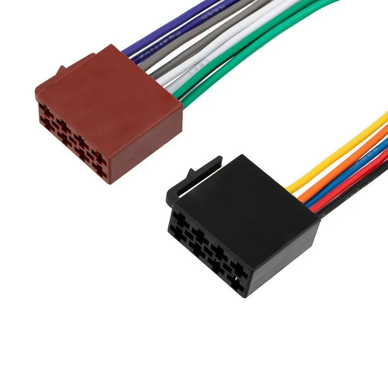 Разъем для автомагнитолы "Евро" ISO, 2 гнезда, 1шт. REXANT 06-0127-C