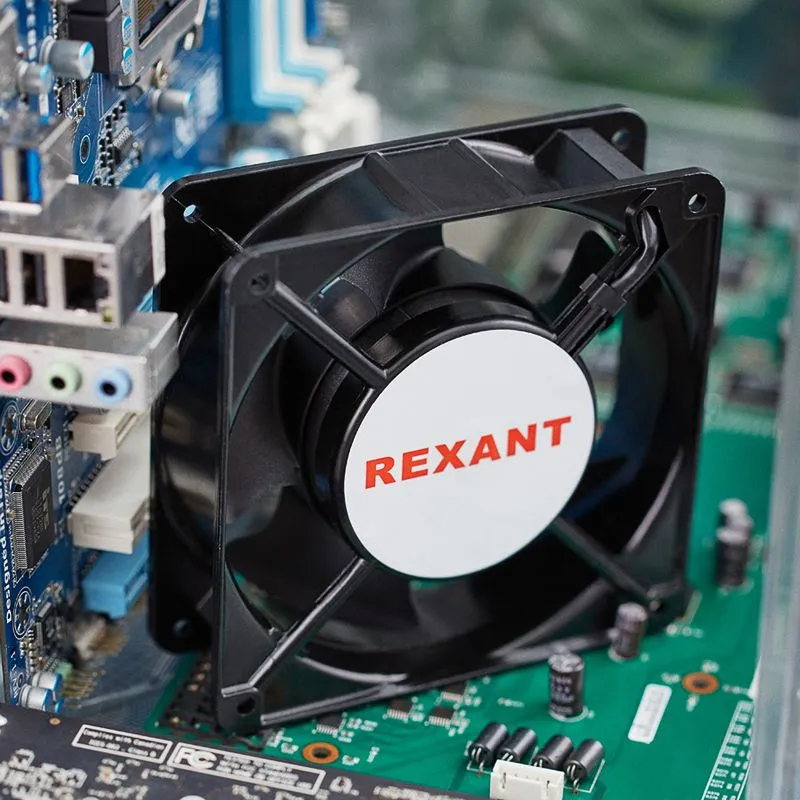Вентилятор RQA 12038HST, AC 220В REXANT - Фото 2