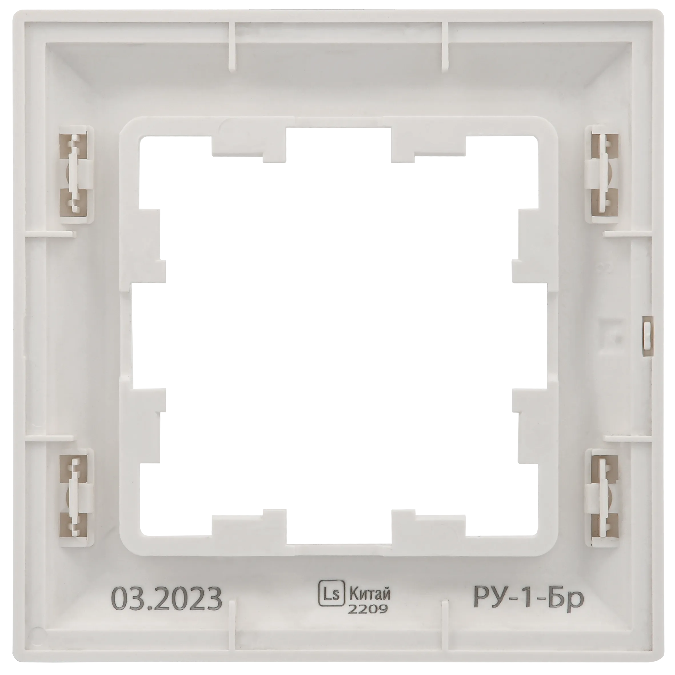 BRITE Рамка 1-местная РУ-1-Бр белый/белый IEK - Фото 6