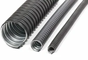 Металлорукав в ПВХ-изоляции Р3-ЦП нг LS 18  (50м/уп) черный ГОФРОМАТИК (ЗЭТАРУС) zeta44604