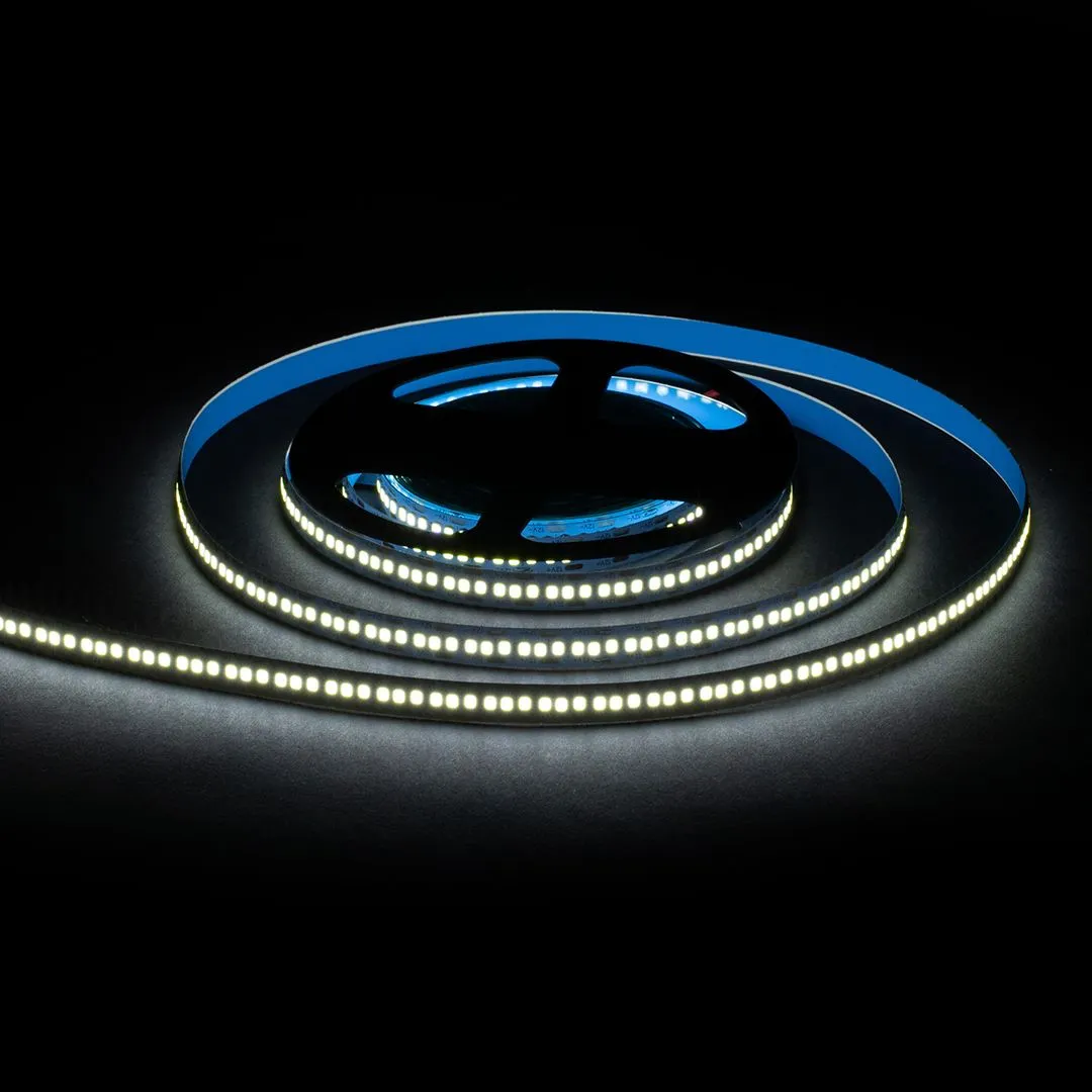 Светодиодная лента 12В, 19,2Вт/м, smd2835, 240д/м, IP20, 19Лм/чип, ширина подложки 10мм, 5м, х/б, 65