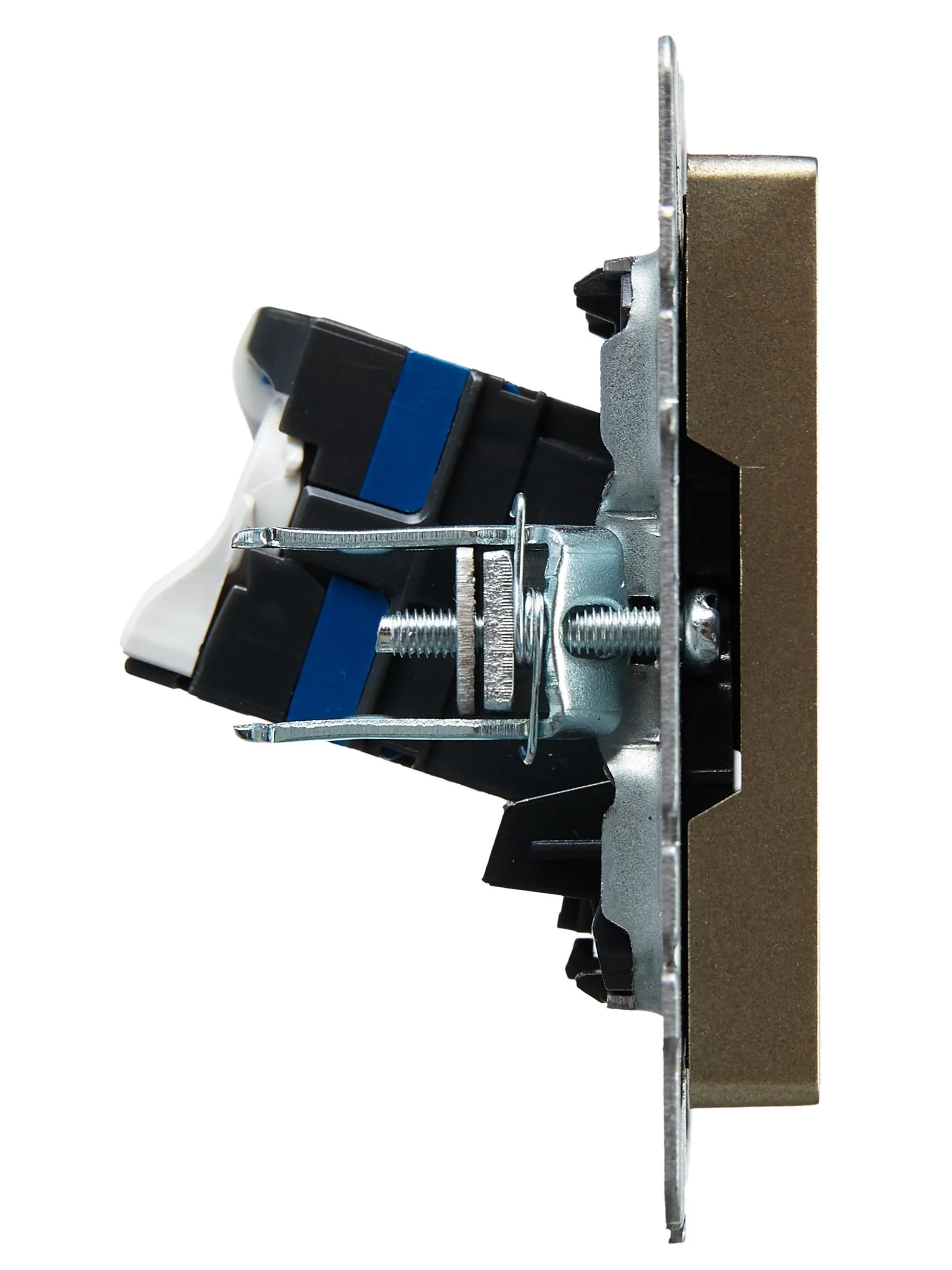 BRITE Розетка компьютерная RJ45 кат.6 РК11-БрШ шампань IEK - Фото 4