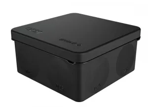 Коробка для прямого монтажа о/п 100х100х50 IP67 ЧЕРНАЯ безгалог (HF) атмосферост. (48 шт.) GREENEL P GE42455-05