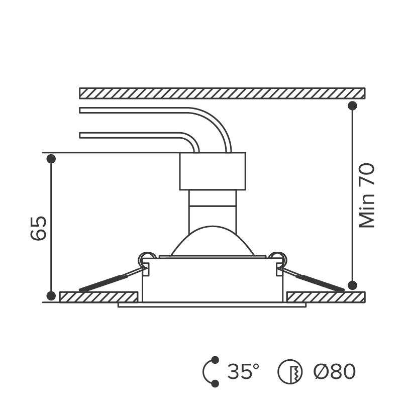 Встраиваемый cветильник WOLTA WDL-GU5.3/02W-S IP20 под лампу GU5.3 квадратный Белый ALTO 92x92х25 1/100 - Фото 7
