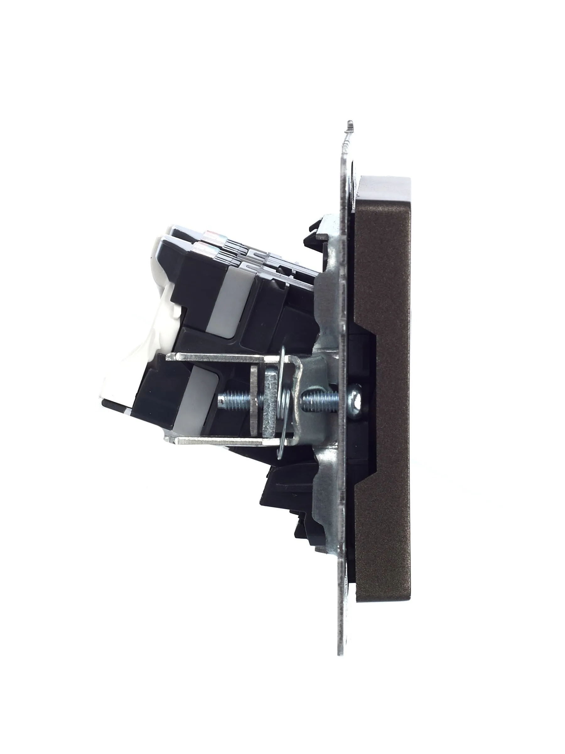 BRITE Розетка компьютерная двойная RJ45 кат.5E РК10-2-БрТБ темная бронза IEK - Фото 5