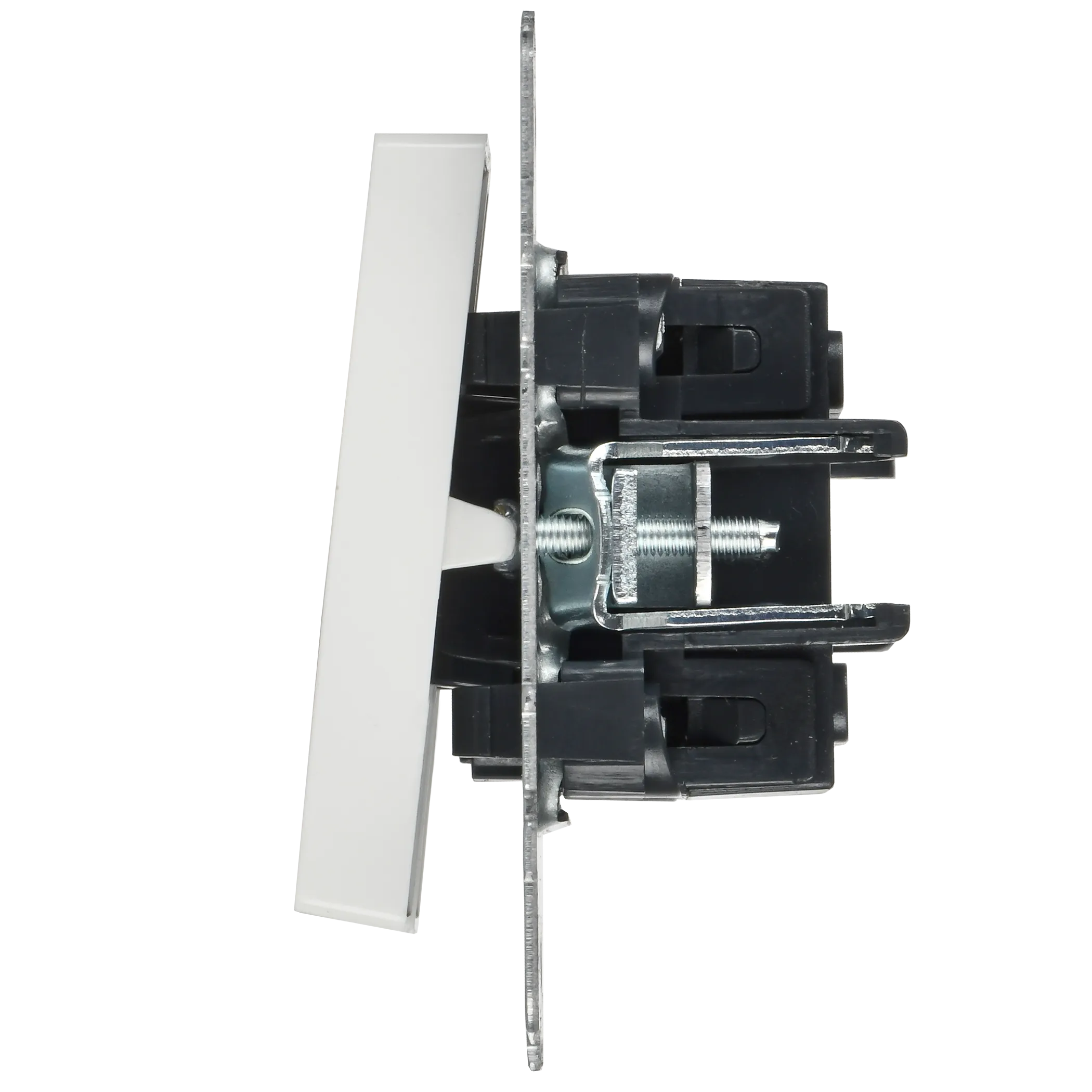 BRITE Выключатель 2-клавишный с индикацией для отелей 10А ВС10-2-9-БрБ белый IEK - Фото 8