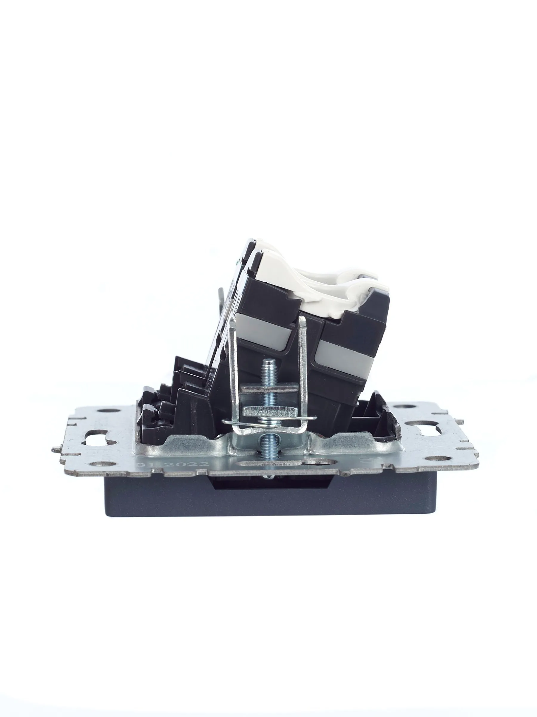 BRITE Розетка компьютерная двойная RJ45 кат.5E РК10-2-БрМ маренго IEK - Фото 7