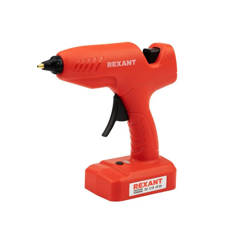 Пистолет клеевой, 60Вт, Ø11мм, ЭКСПЕРТ, аккумуляторный, коробка REXANT