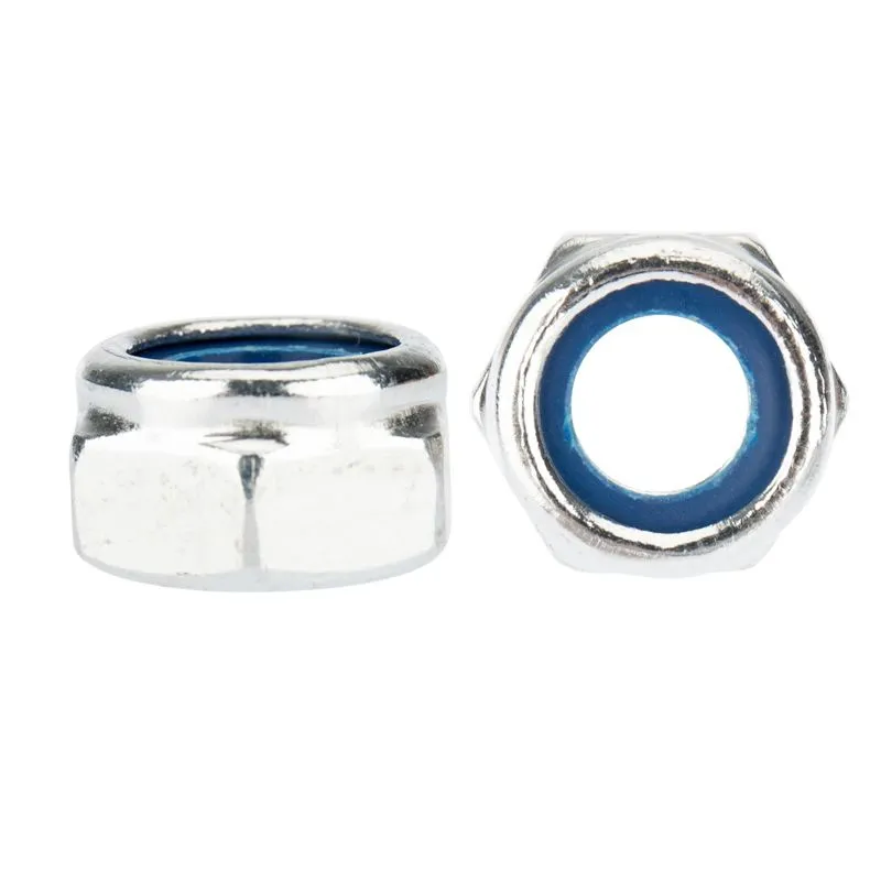 Гайка самоконтрящаяся DIN 985, с нейлоновым кольцом, M10 короб (40 шт/уп) KRANZ - Фото 2