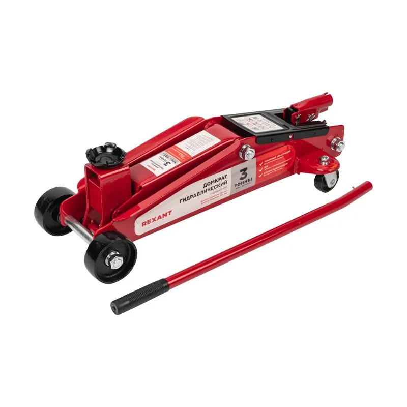 Домкрат гидравлический подкатной 3т с высоким подъемом, SUV REXANT - Фото 2