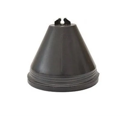 Держатель кровельный пластиковый без бетона с крышкой Н-110 (склеенный) 30003 устар