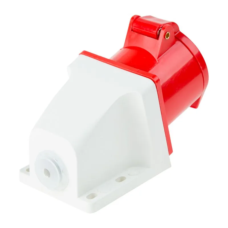 Розетка 124 стационарная 3Р+РЕ 32А 380В IP44 REXANT - Фото 3