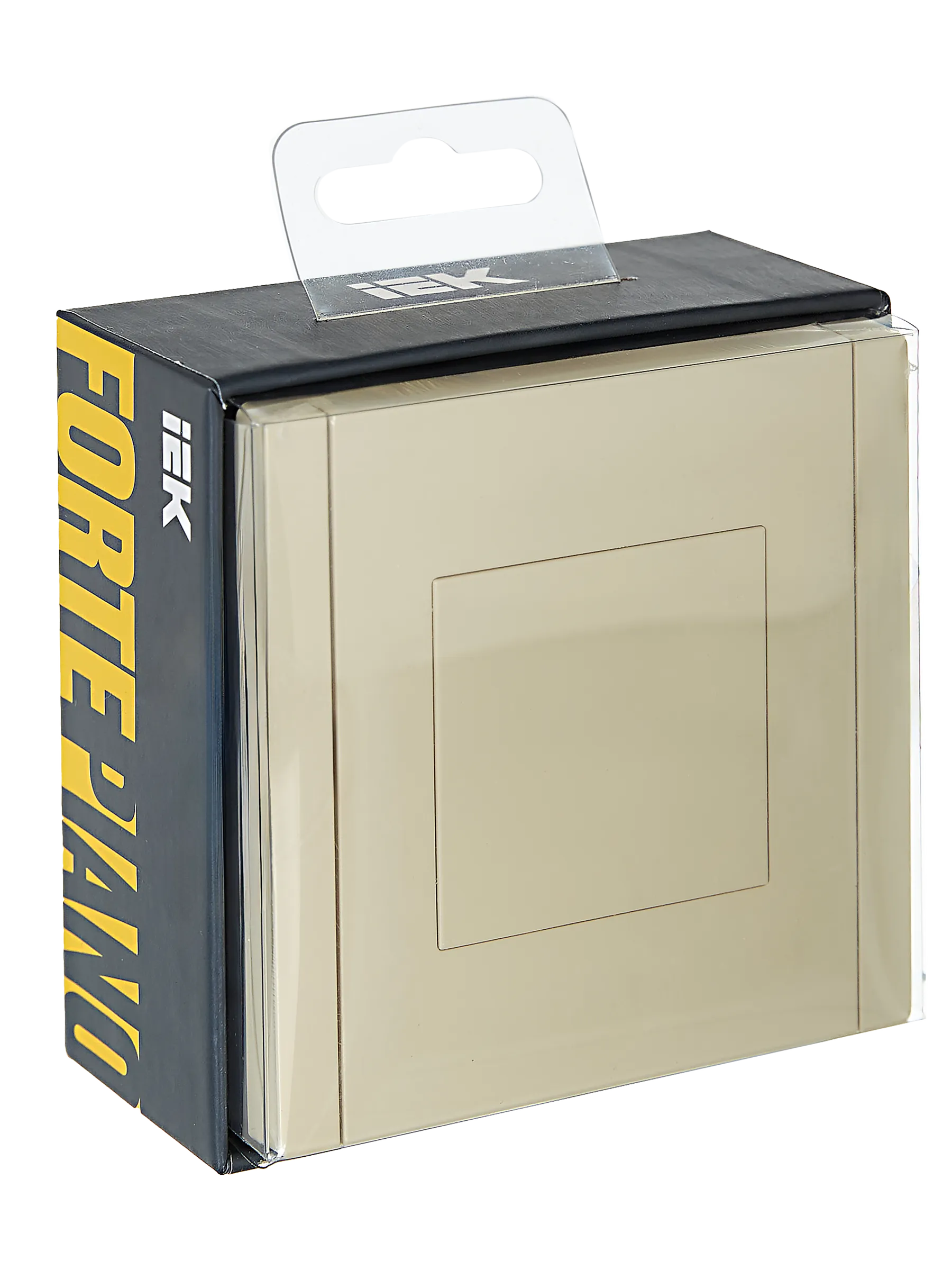 FORTE&PIANO Заглушка с суппортом FP441 ваниль IEK - Фото 2