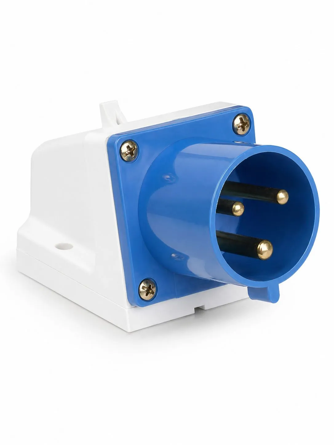 Вилка стационарная 523 2P+PE 32А 200-250В IP44 DEKRON AN0908-0026