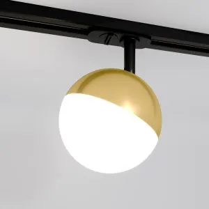 Светильник трековый для однофазного шинопровода Glob GX53 Латунь MRL 1015 Elektrostandard a053137