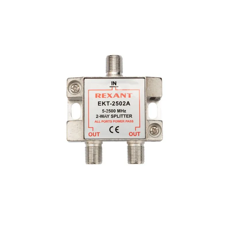 Делитель спутниковый F-типа на 2 TV, 5-2500 МГц REXANT - Фото 3