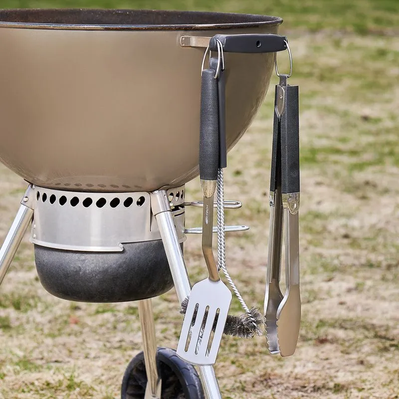 Набор щипцы, щетка и лопатка для гриля Комфорт, термопластичная рукоятка СОКОЛ - Фото 2