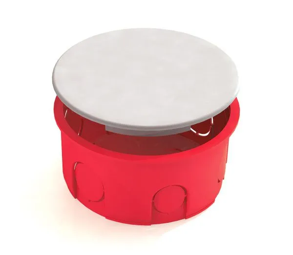 Коробка распределительная D80х40мм КИРПИЧ КРАСНАЯ (175шт)