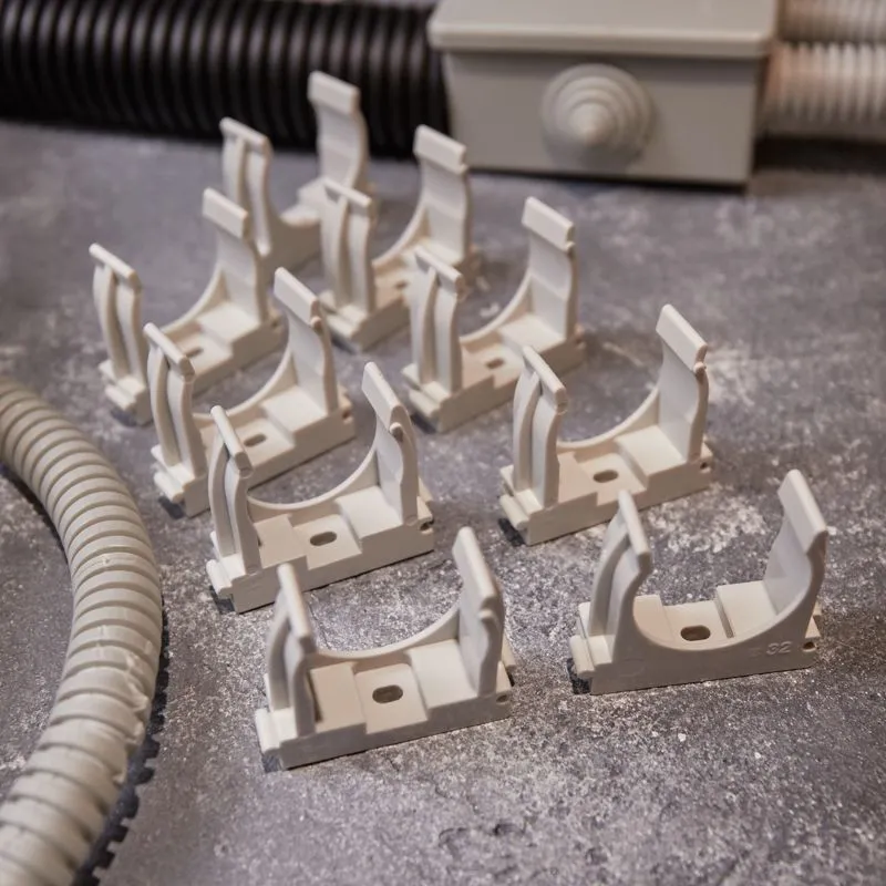 Крепеж-клипса для монтажного пистолета Ø 32 мм, серая (50 шт/уп) REXANT - Фото 4