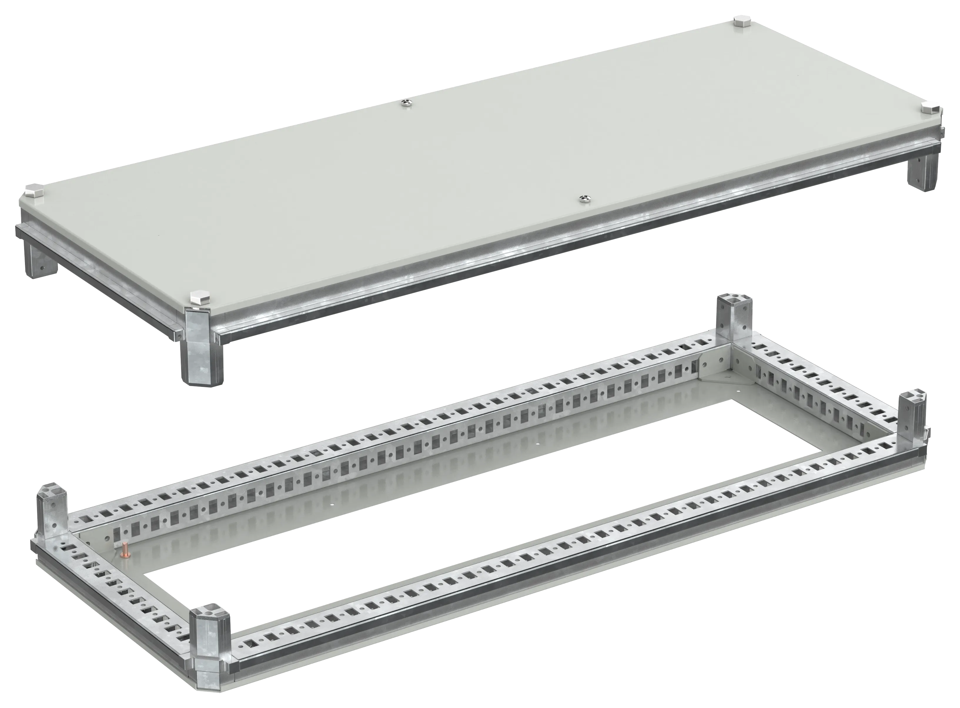 FORMAT Крыша и основание (под фланец) 400х1000мм IEK