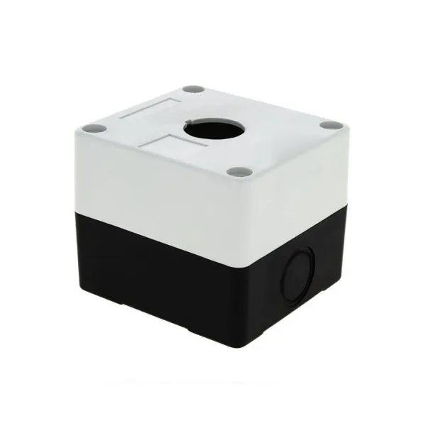 КП101 пластиковый 1 кнопка белый EKF