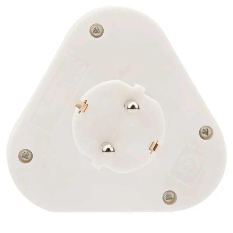 Тройник электрический пирамида 16А с/з белый REXANT - Фото 4