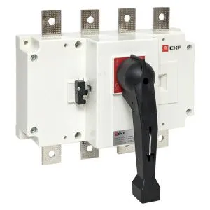 Рубильник-выключатель 400A 4P c рукояткой управления для прямой установки PowerSwitch EKF 