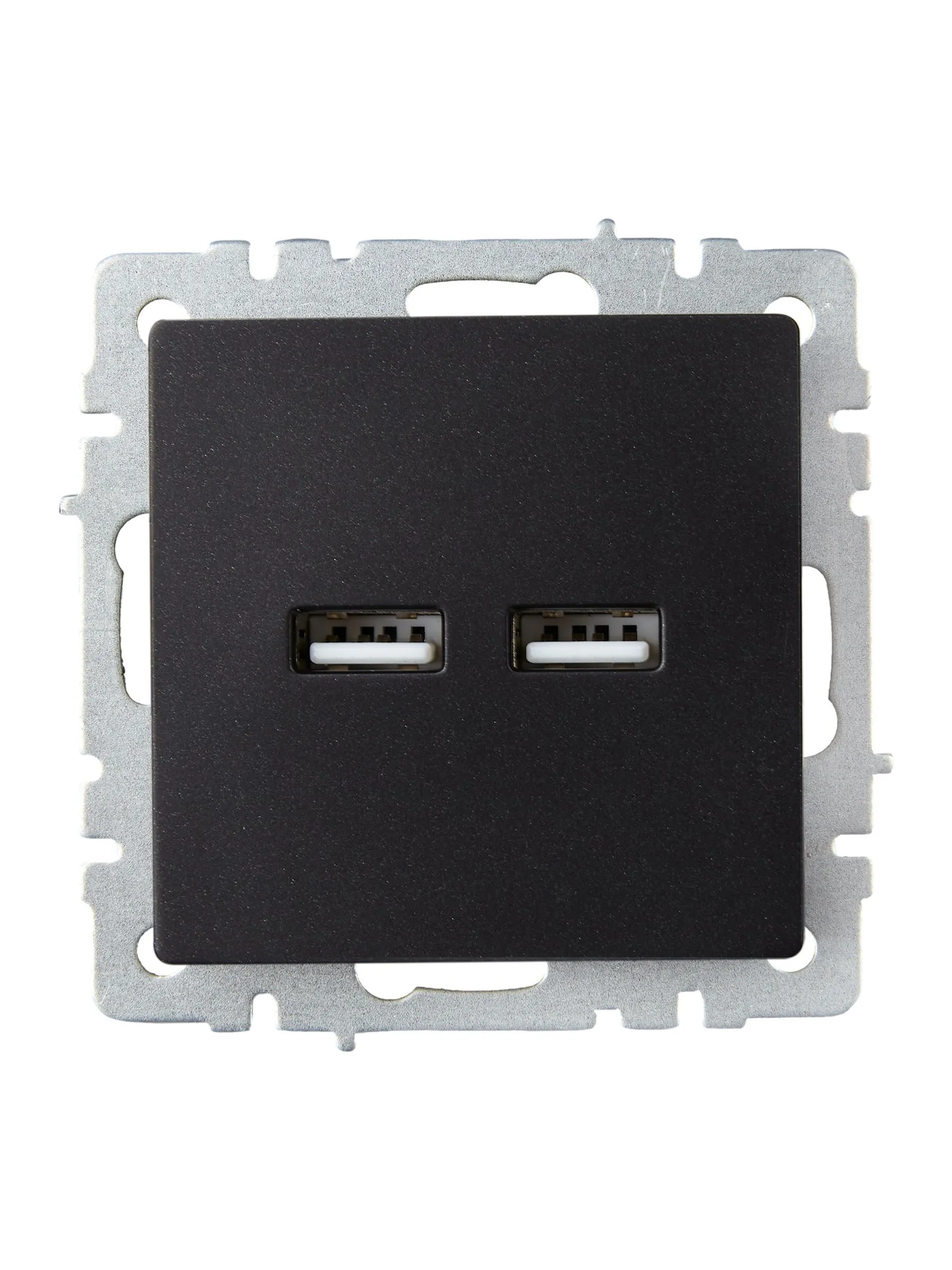 BRITE Розетка USB A+A 5В 3,1А РЮ10-1-БрЧ черный IEK - Фото 6