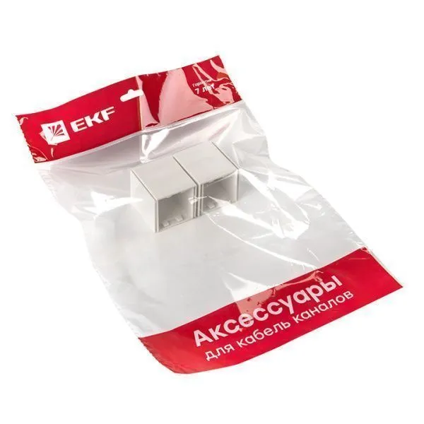 Соединитель (40х40) (4 шт) белый EKF-Plast