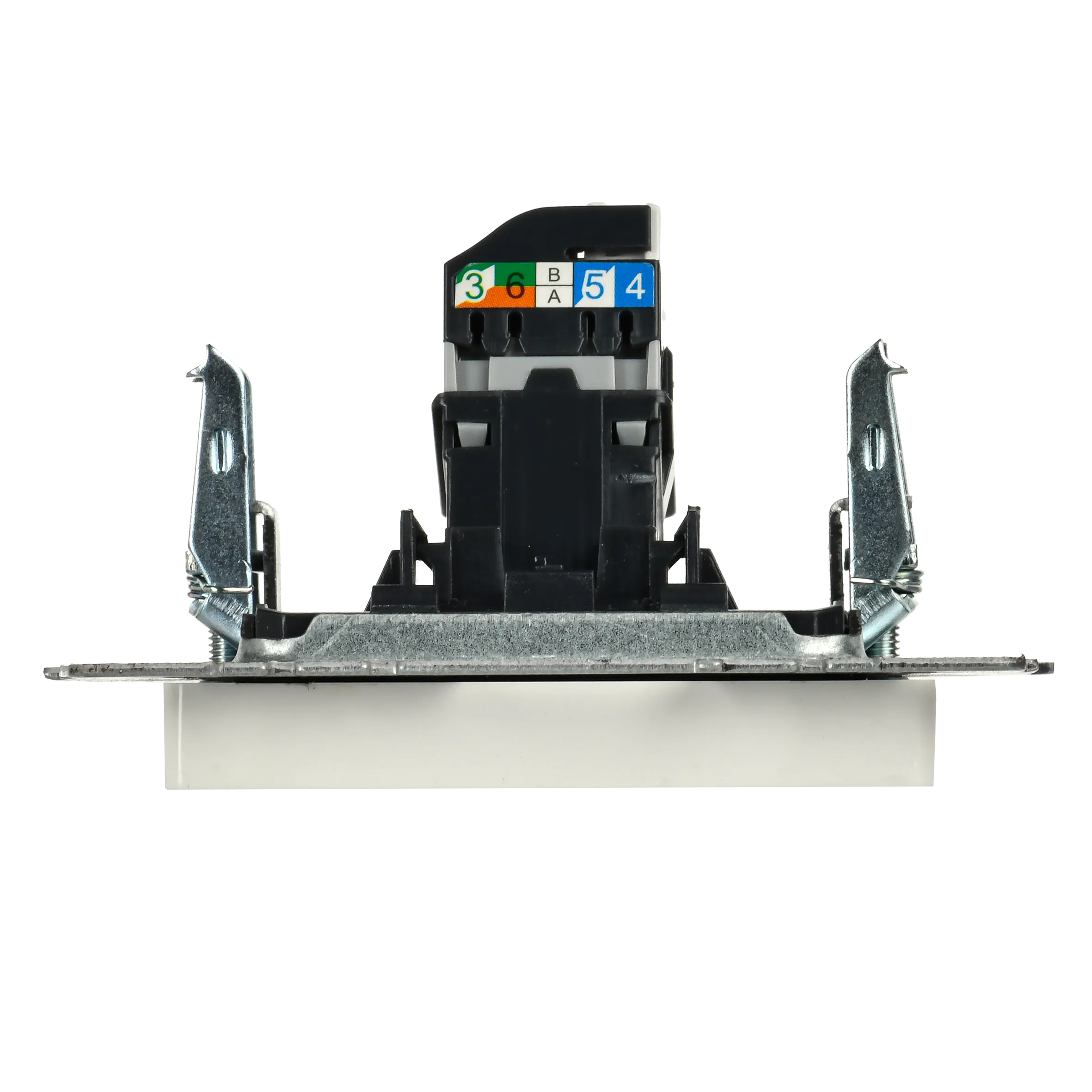 BRITE Розетка компьютерная RJ45 кат.5E РК10-БрБ белый IEK - Фото 2