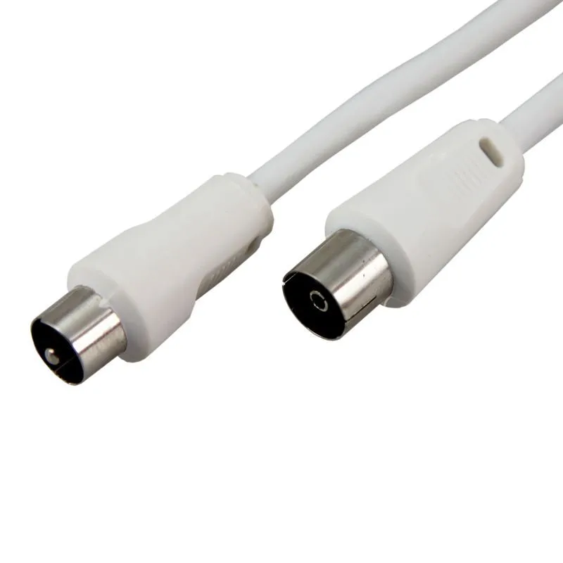 Шнур ТВ гнездо - ТВ штекер, 15м, белый REXANT 18-0008