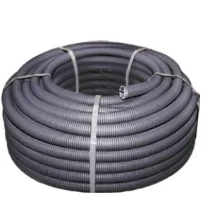 Труба гофр. негорючая безгалог. FRHF с протяжкой d63 мм (15 м) черн. EKF-Plast