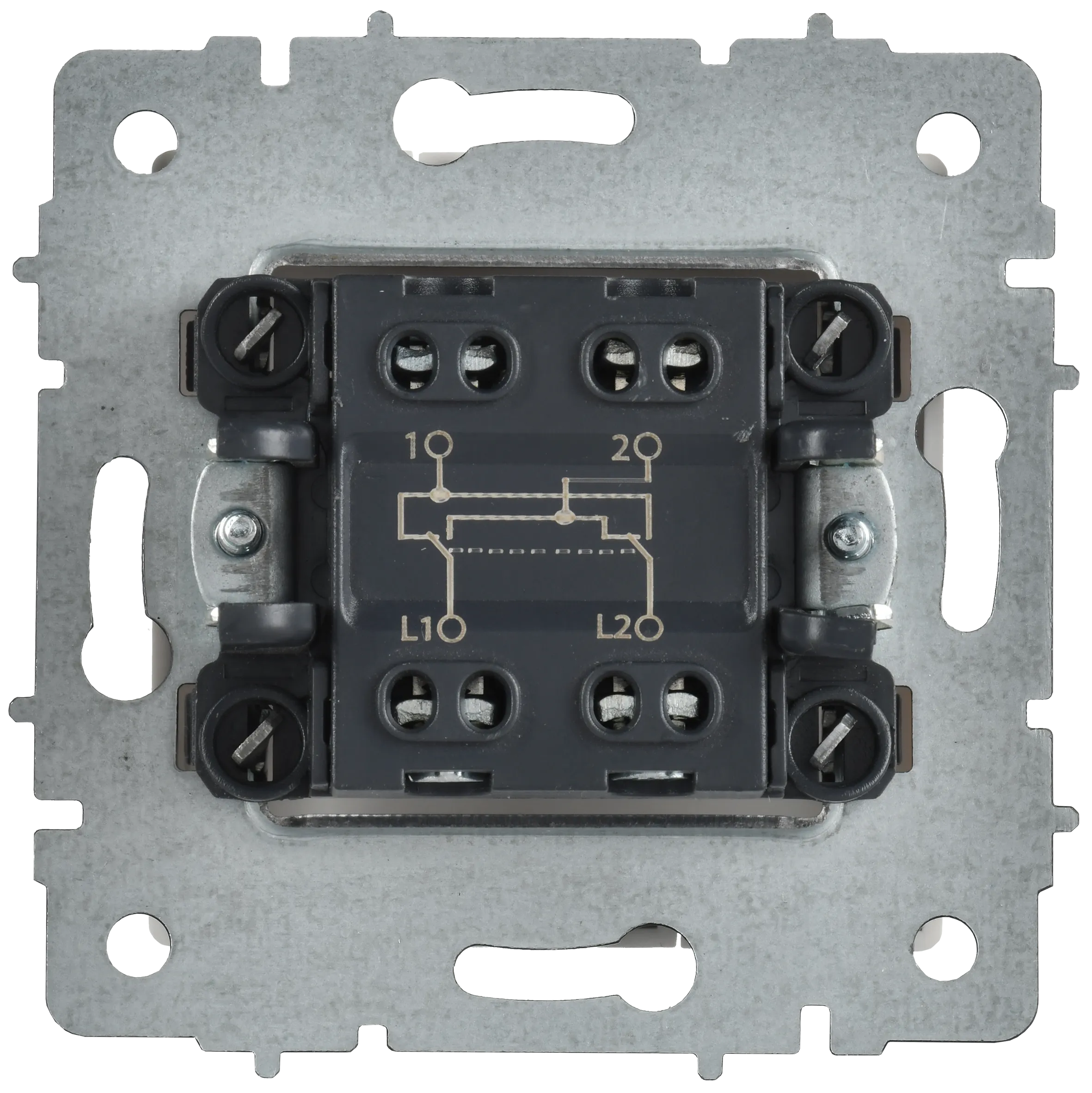 BRITE Выключатель 1-клавишный перекрестный 10А ВС10-1-3-БрАБ арктический белый IEK - Фото 5