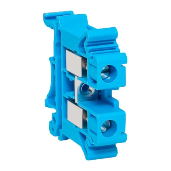 Клеммная колодка винтовая 10 UT синяя - Фото 2