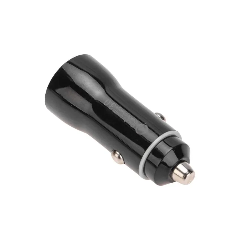 Автозарядка в прикуриватель АЗУ USB-A (QC 3.0)+USB-C (PD), 38Вт черная REXANT - Фото 2