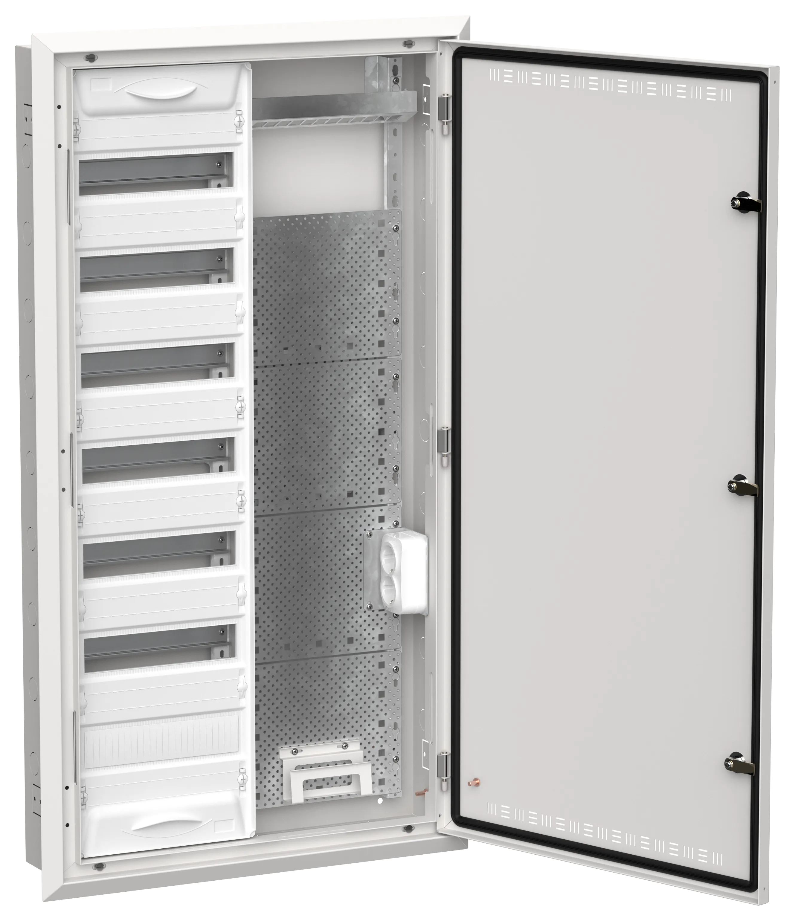 TITAN 5 Корпус комбинированный ЩРв-84 (2х84) 1130х625х130мм IP30 белый IEK TI5-51-V-2X084-30