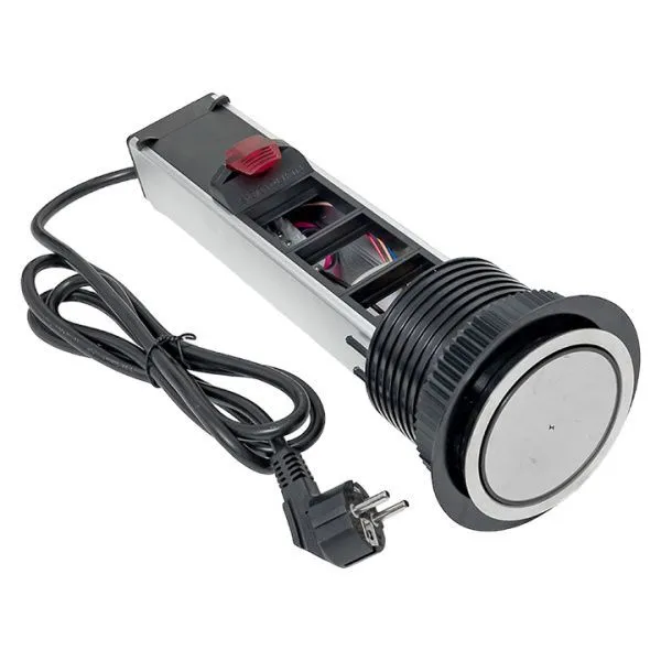 Встраиваемая мини-колонна с беспроводной зарядкой 15Вт, 8 модулей C-Line - Фото 7