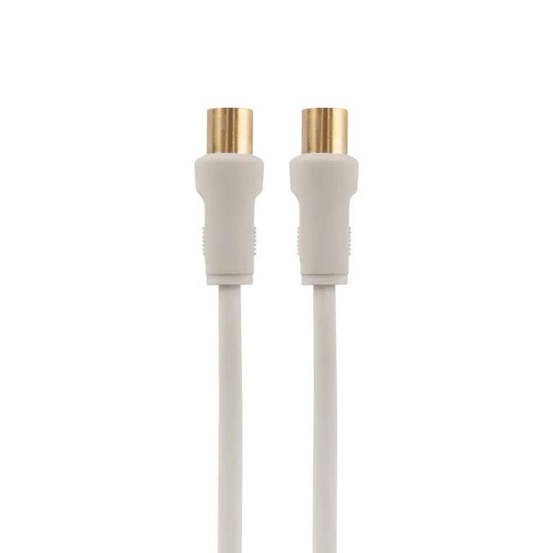 Шнур ТВ гнездо - ТВ штекер, 7м, белый REXANT - Фото 3