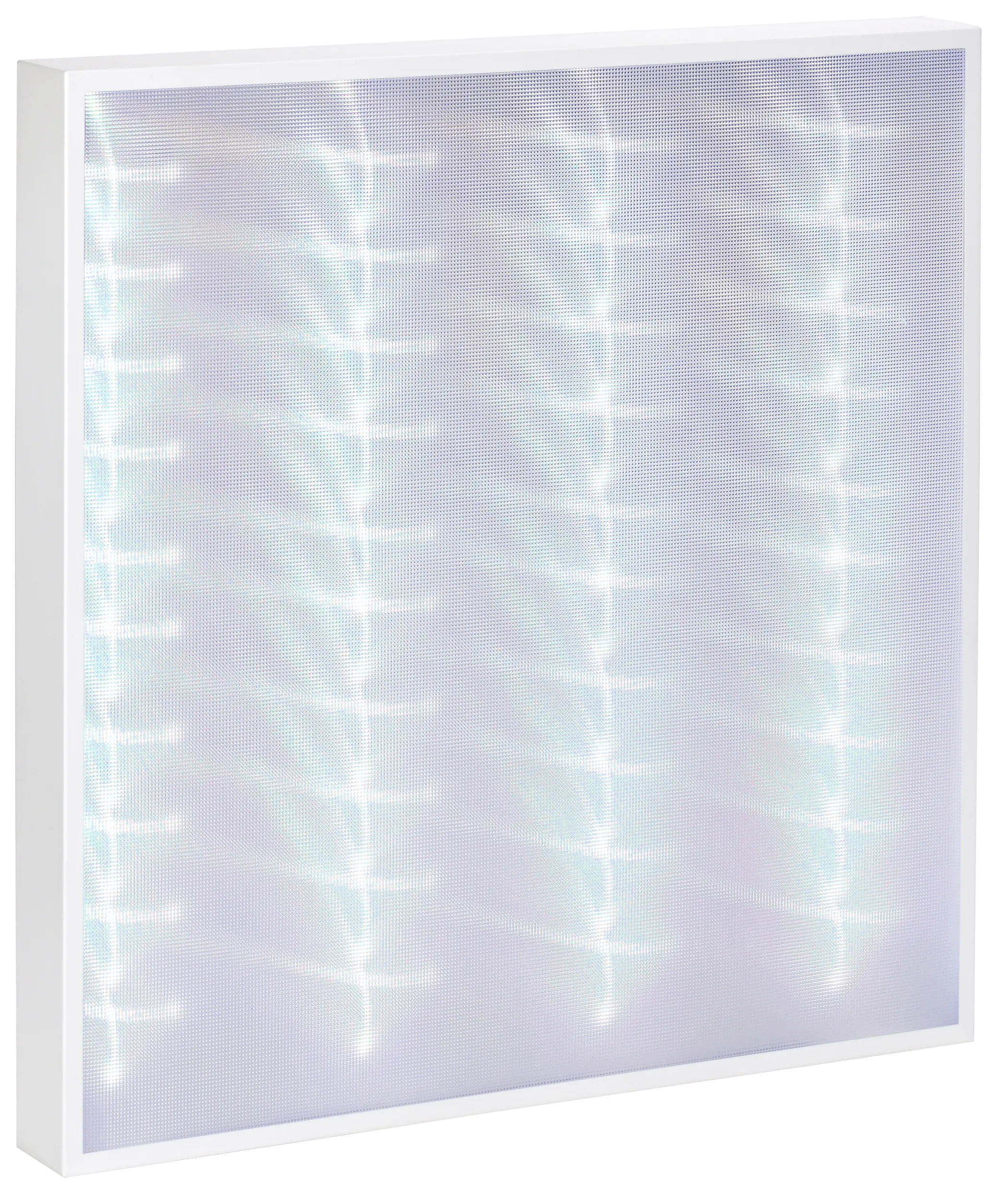 LIGHTING PRO Светильник светодиодный ДВО 2001 30Вт 6500К IP40 588х588мм Грильято микропризма IEK - Фото 2